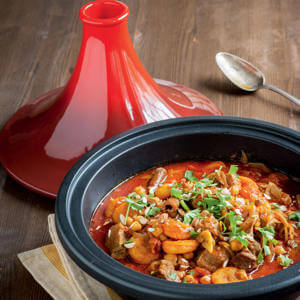 Le Creuset Cerise Cast Iron Tagine 27cm